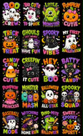 20 Cute Halloween DTF Heat Transfers – Kids Ready-to-Press Collection