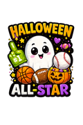 Halloween All-Star – Kids Halloween DTF Transfer (6x7)