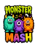Monster Mash – Kids Halloween DTF Transfer (6x7)